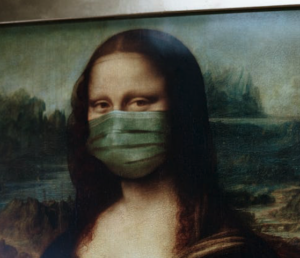 Mona Lisa masked